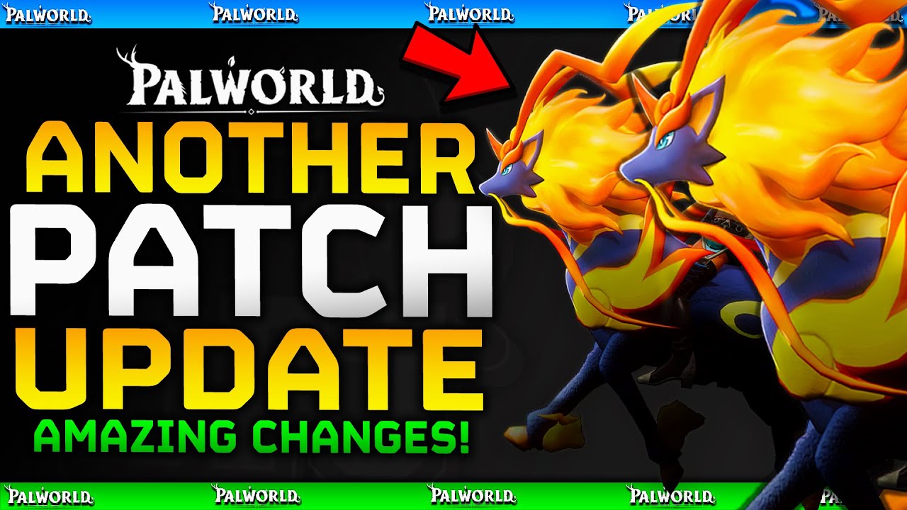 Palworld just dropped an AMAZING PATCH UPDATE - New Settings Changes & Bug Fixes - v0.6.6