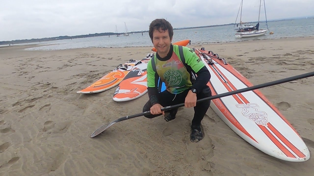 Can you SUP on a WINDSURF BOARD - Part 1 - the Lagoon Test
