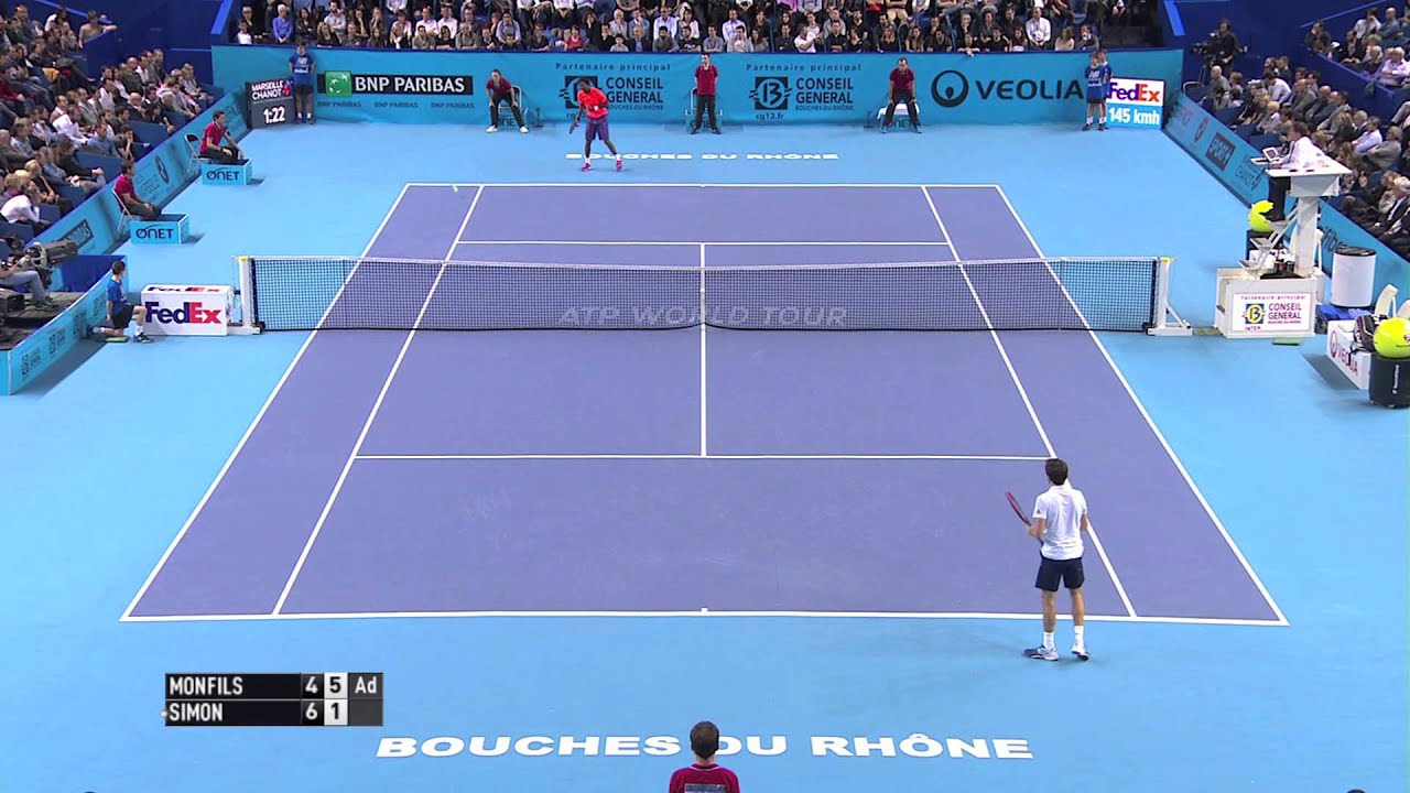 Finale Open13-2015: Gilles Simon vs Gaël Monfils