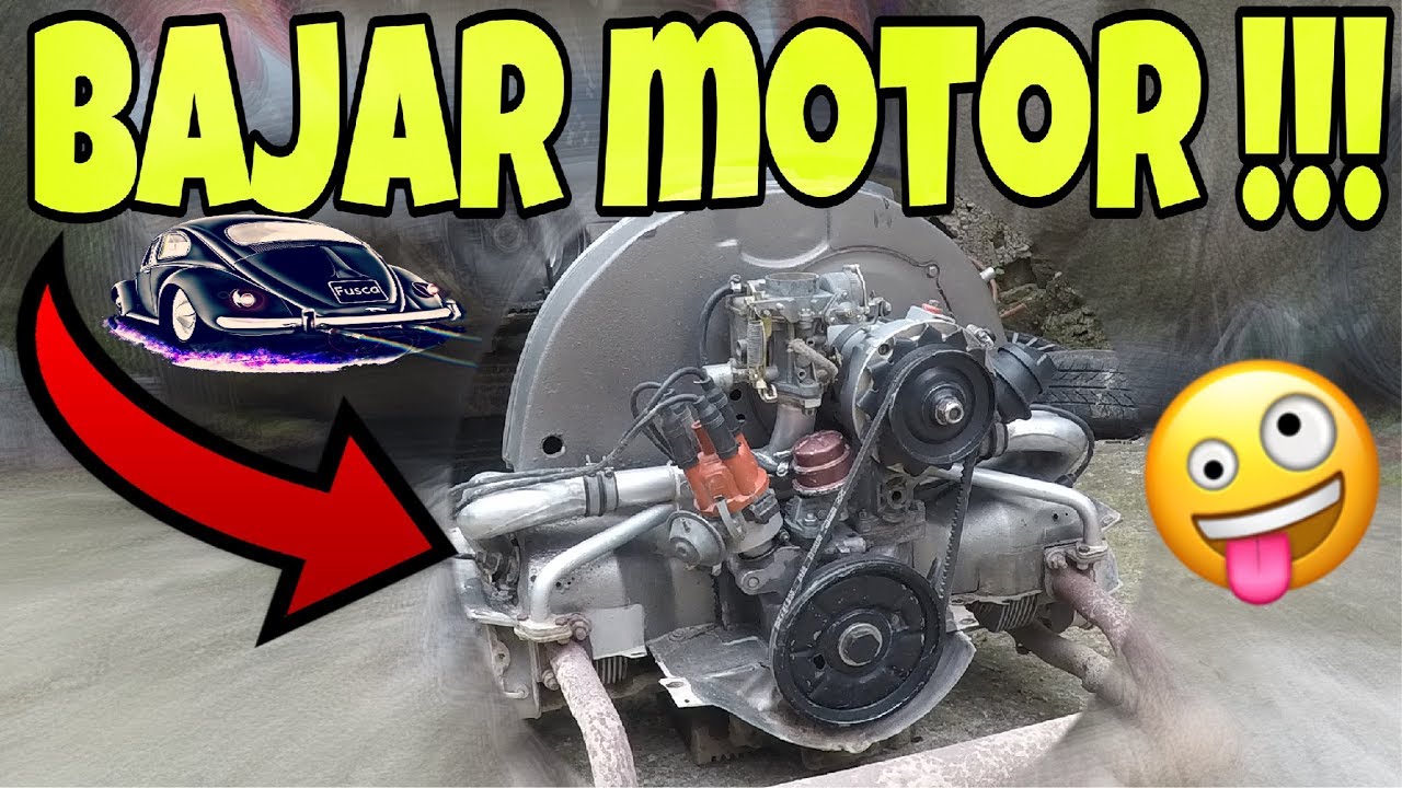 como bajar motor vocho (carburado)