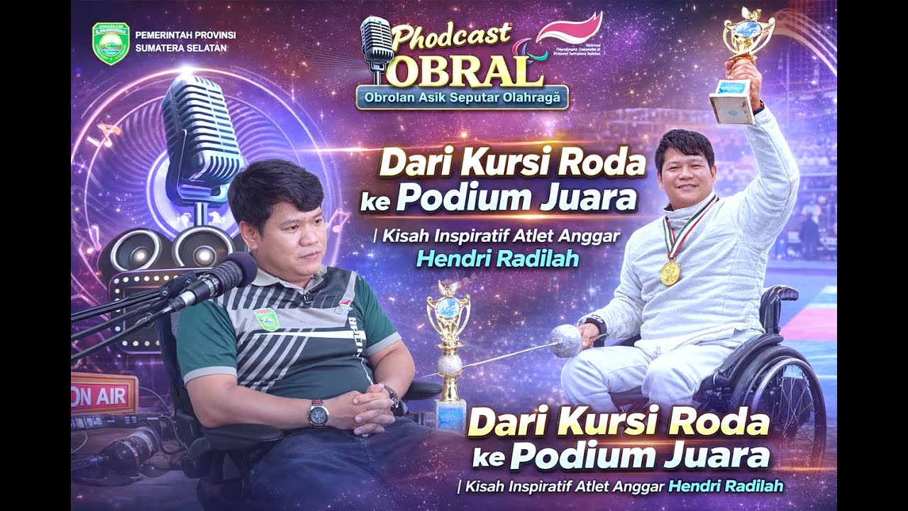 Dari Kursi Roda ke Podium Juara | Kisah Inspiratif Atlet Anggar Hendri Radilah