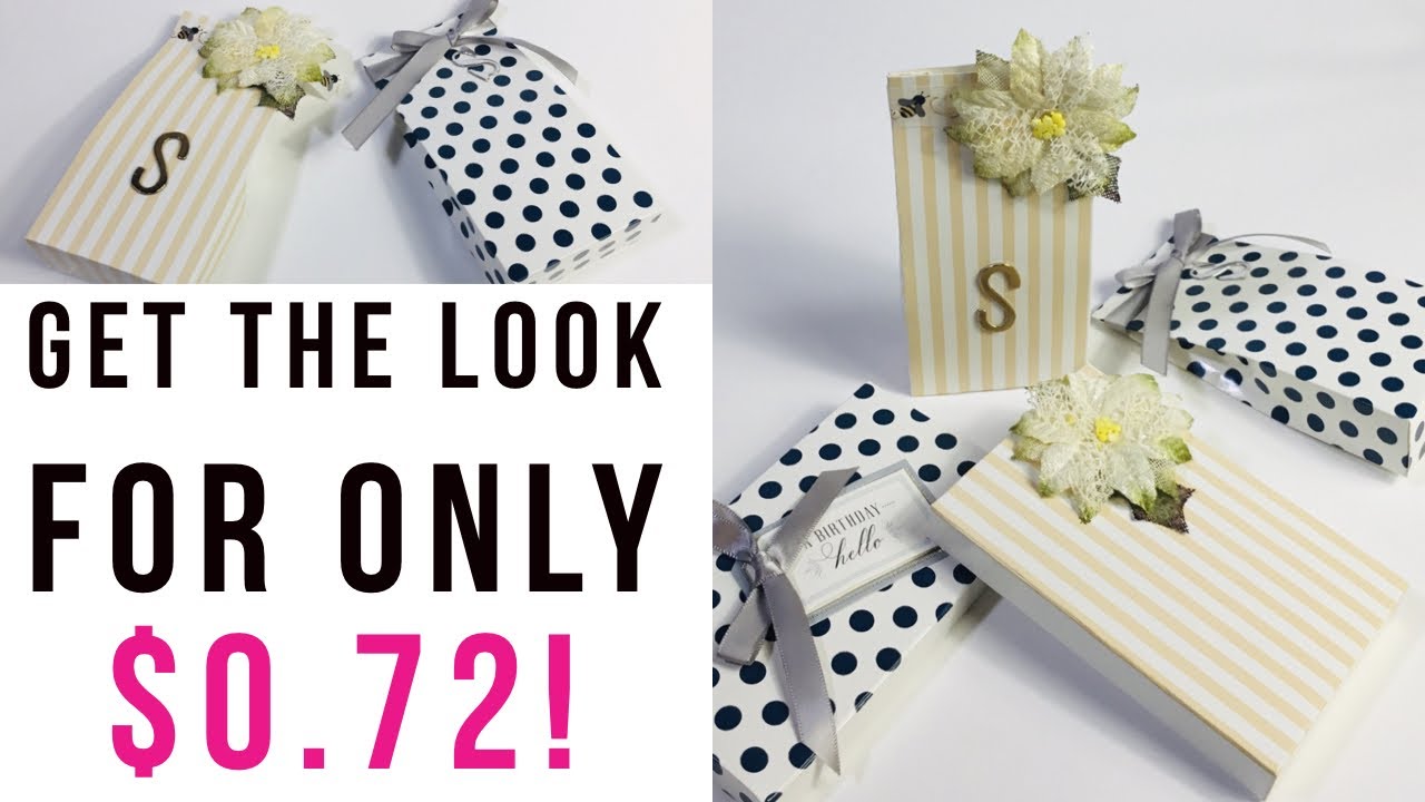 MAKE EASY BAGS AND BOXES. Great Gift Packaging Idea. ⭐️PERFECT WEDDING FAVOR DIY FOR UNDER $1.00⭐️