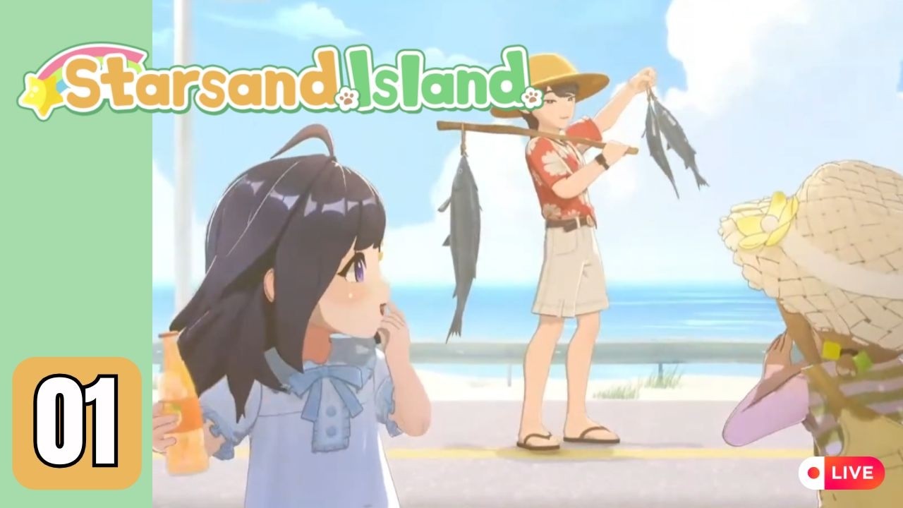 Let's have a first look at this sweet cozy game🌾😌 | Starsand Island [Multi-Stream]