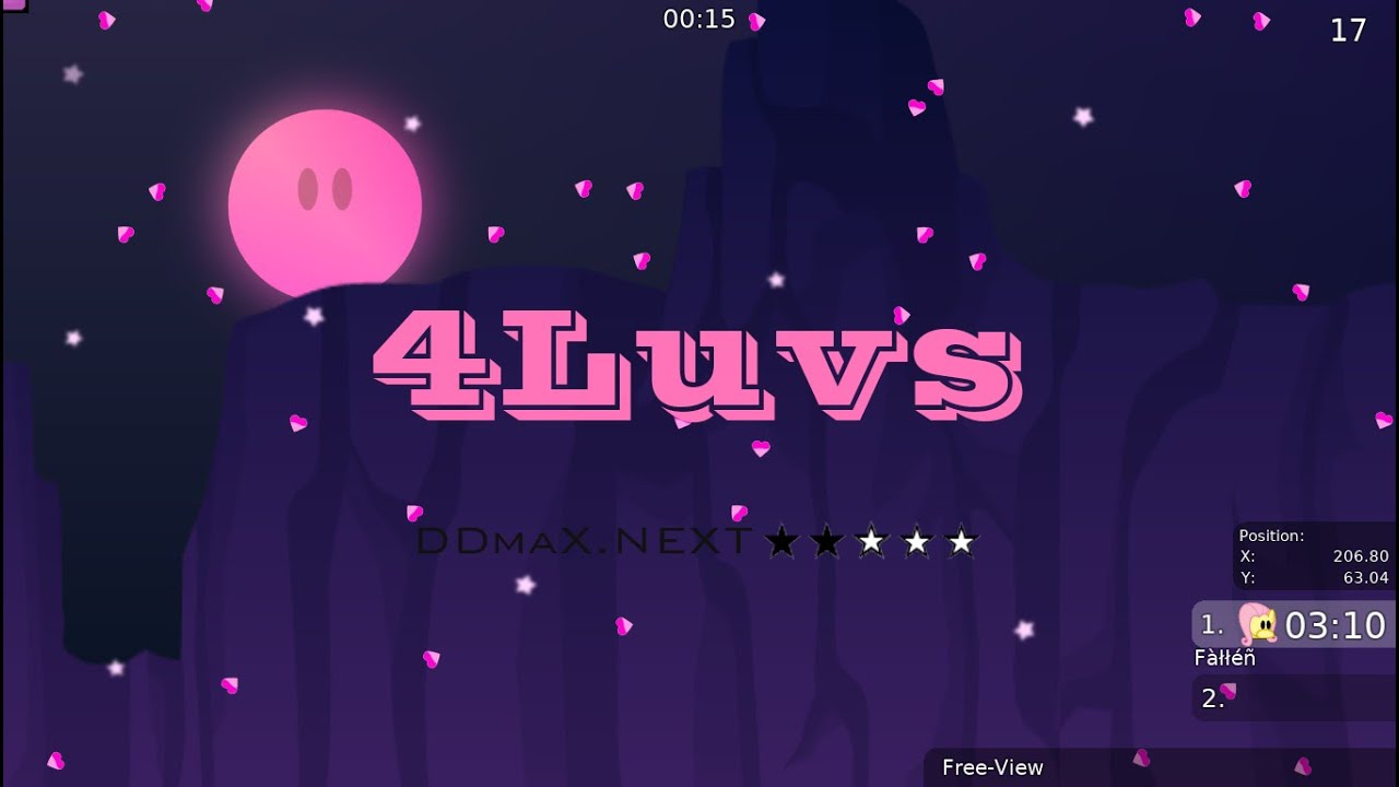 DDNet ( Teeworlds ) – 4Luvs (DDmaX.Next ★★✰✰✰)