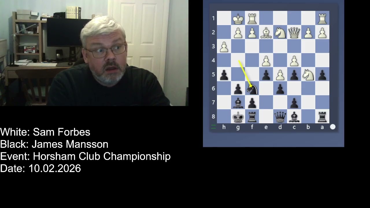 Horsham Club Championship 2025-26: Forbes - Mansson