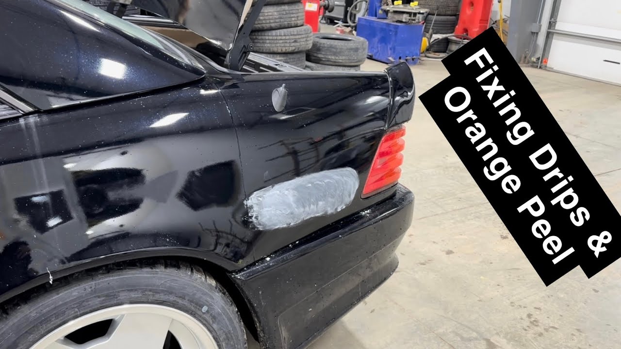 Коррекция покраски на R129 AMG