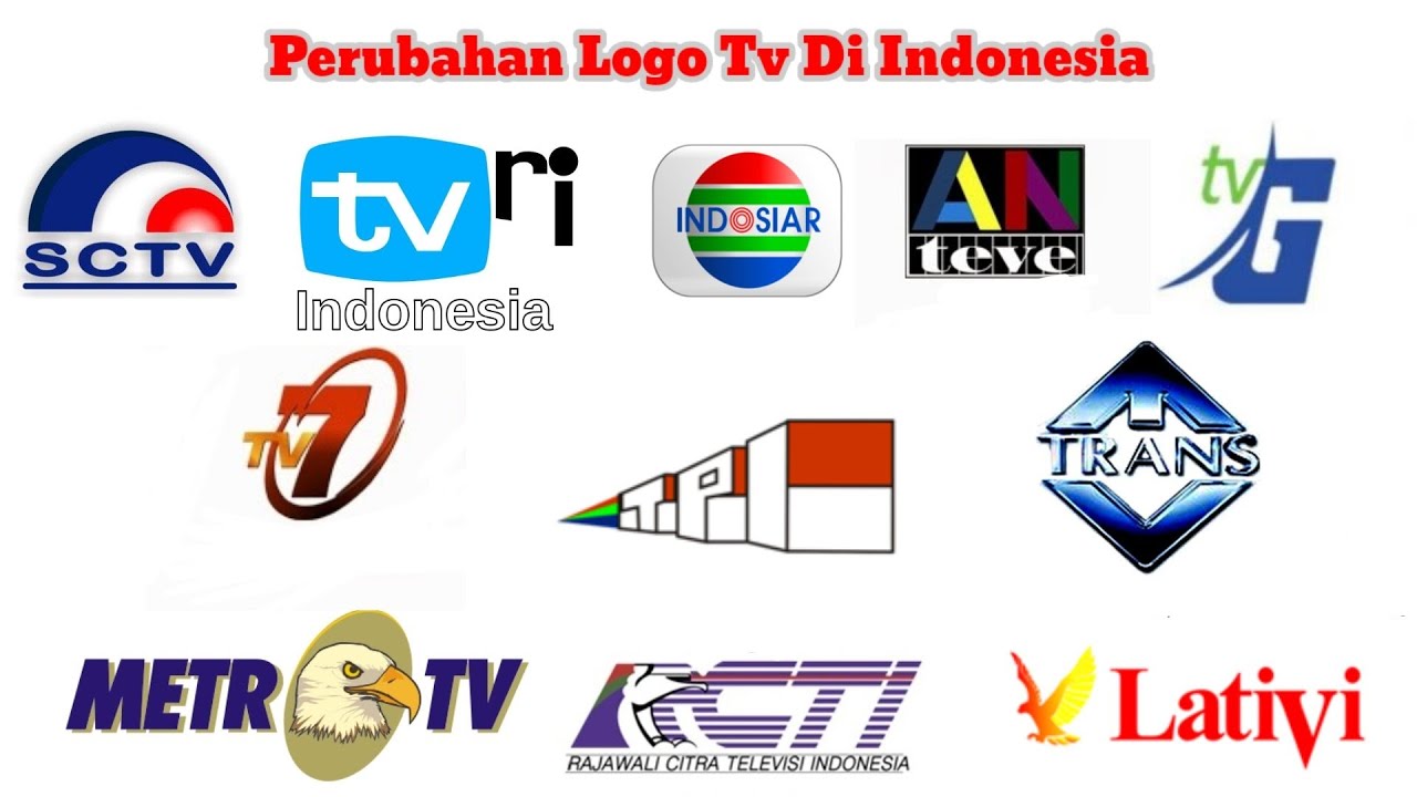 11 Perubahan Logo Stasiun TV Di Indonesia Dari Dulu Sampai Sekarang!!!