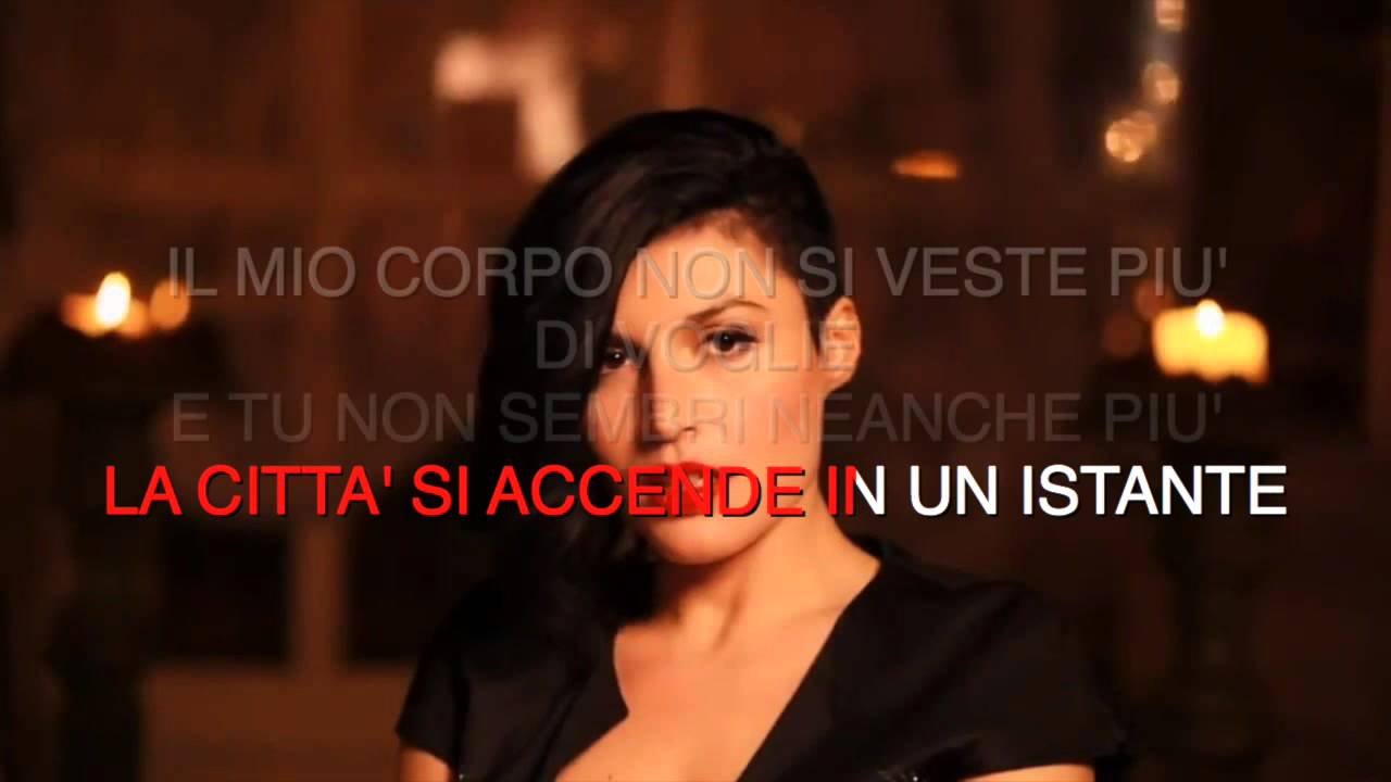 Giusy Ferreri - Novembre - Karaoke con testo