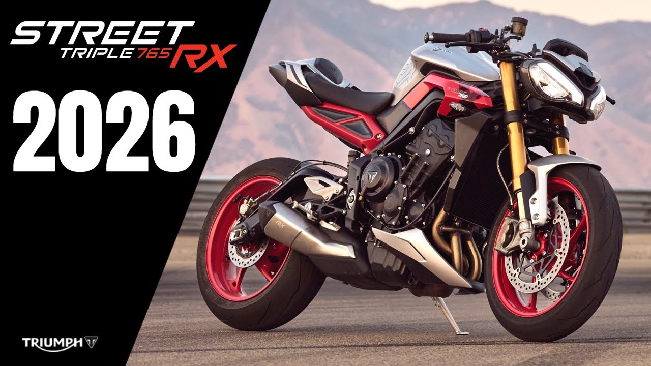 Представлен Triumph Street Triple 765 RX 2026 года: самый крутой Street Triple в истории?