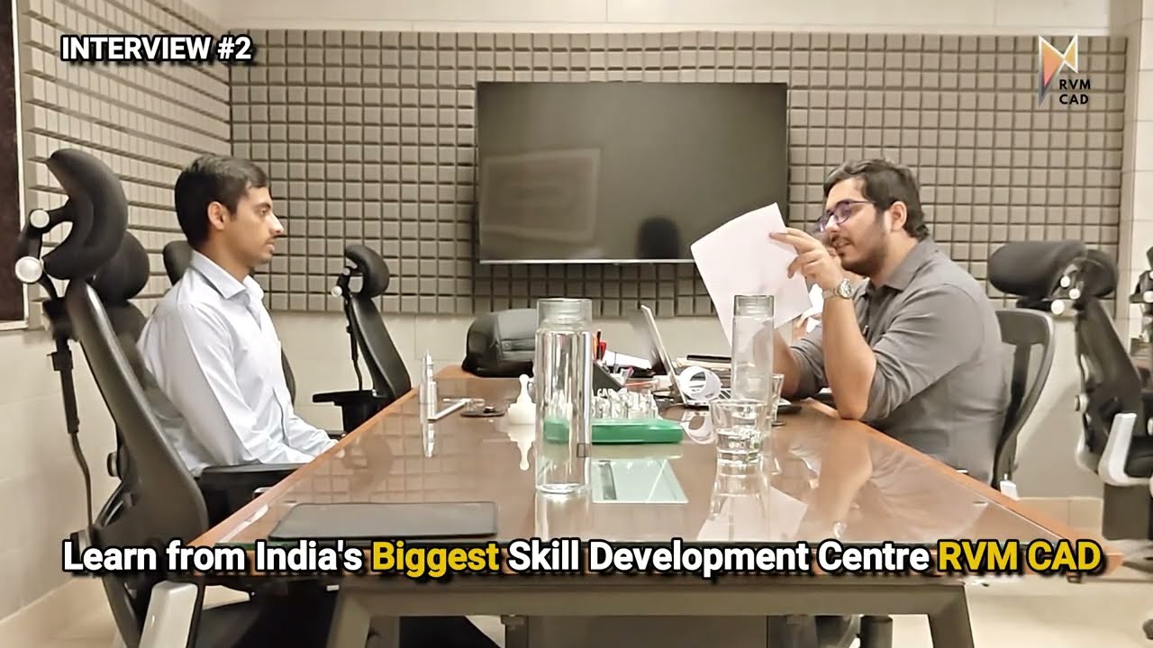 CAD Designer Interview by CEO of RVM CAD | Feedback given to students + Direct Selection