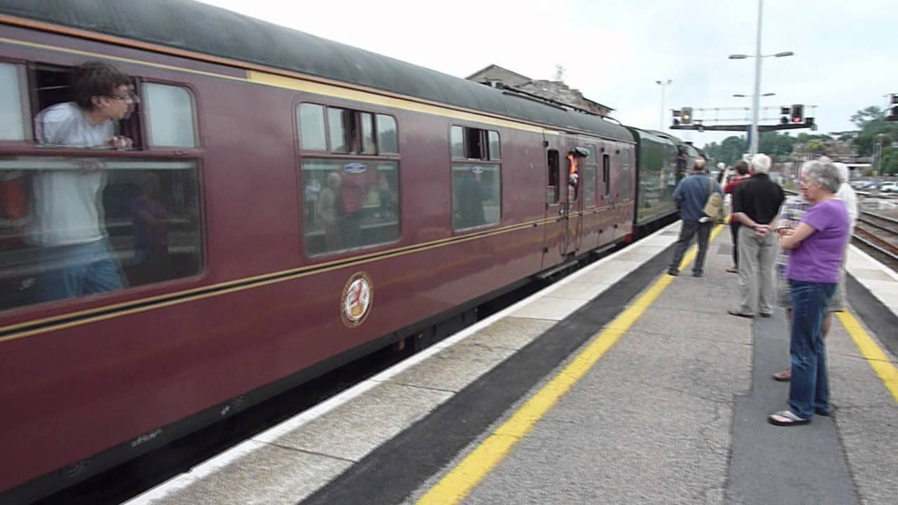 60163 Tornado and XC HST Depart Exeter St Davids