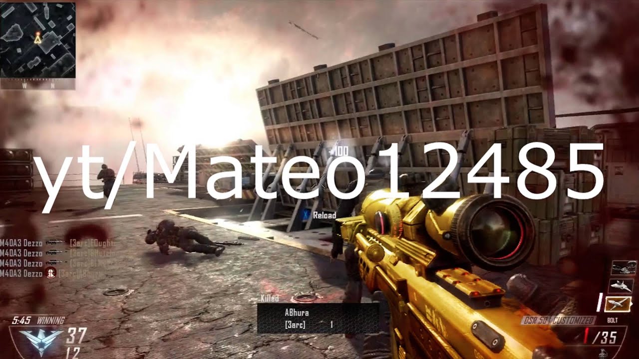 DSR-50 Gold Camo | Black Ops 2 | First Gold Camo Video