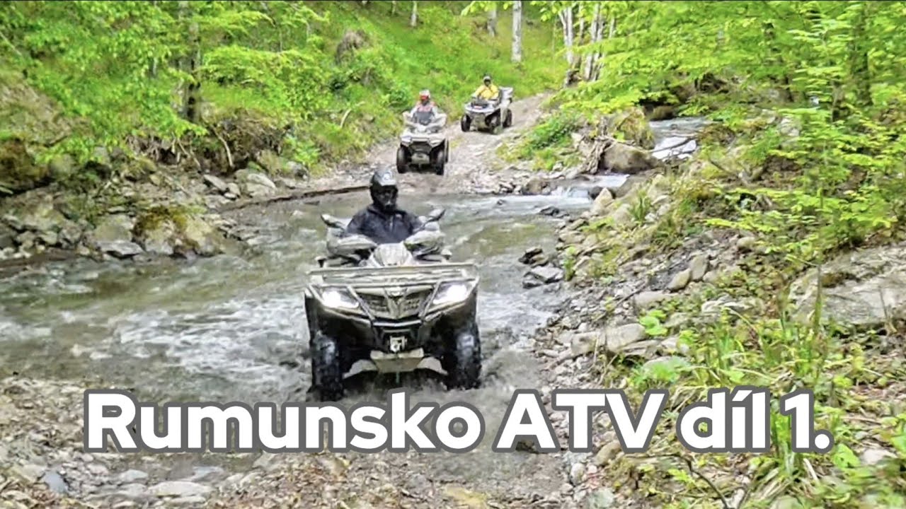 Rumunsko na čtyřkolkách cfmoto. 1. díl lehký výlet #romania #4x4 #atv #cfmoto