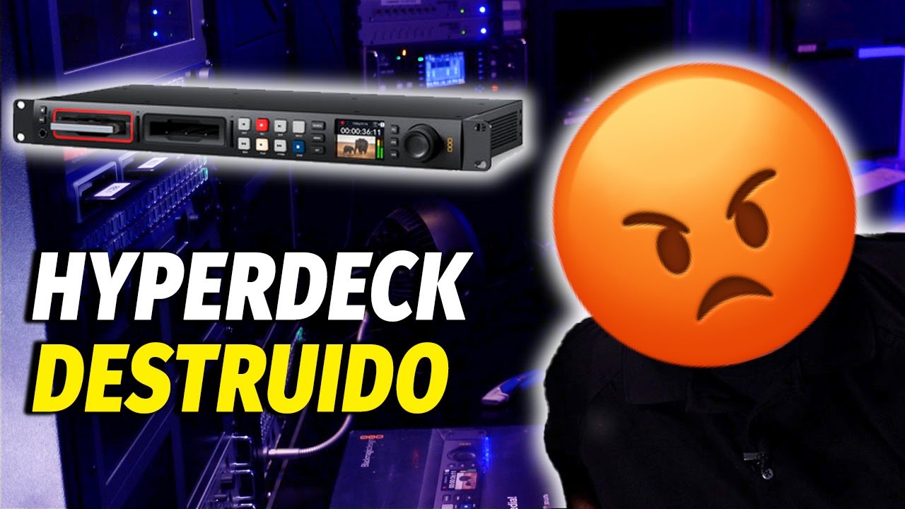 ‼️Hyperdeck Destruido‼️Instalando Nuestro Nuevo Hyperdeck De Blackmagic Design