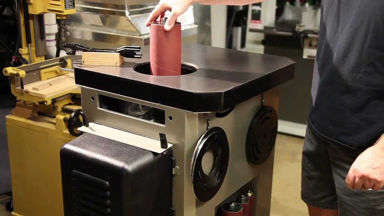 DELTA 31-484 OSCILLATING - TILTING SPINDLE SANDER -UNBOXING AND REVIEW