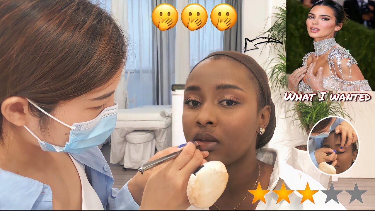 Black girl gets makeup done by an asian makeup artist|| never expected the result