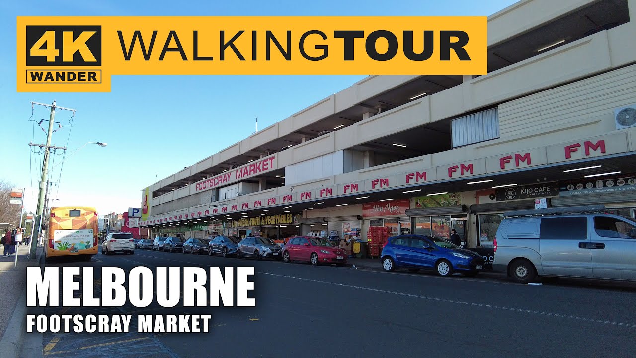 Footscray Market Walking Tour in Melbourne, Australia (4K 60fps)