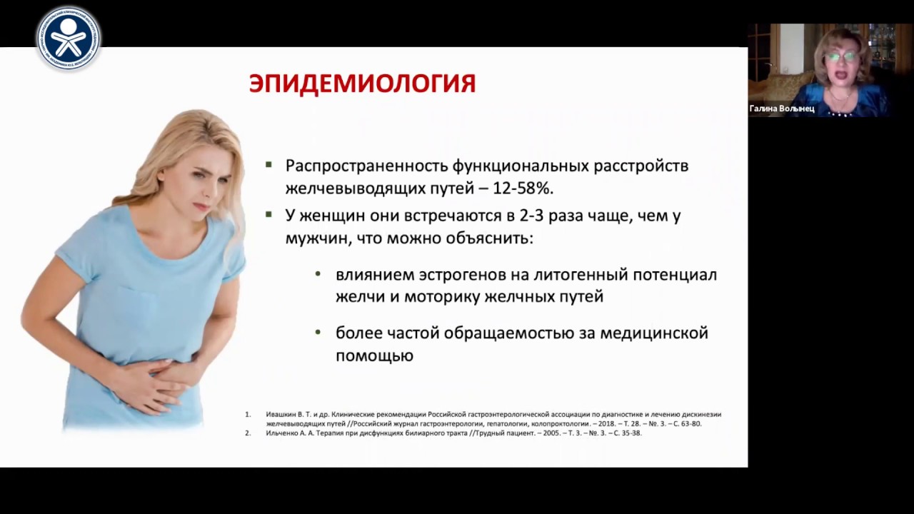 Дисфункции билиарного тракта у детей. ​Волынец Г. В.
