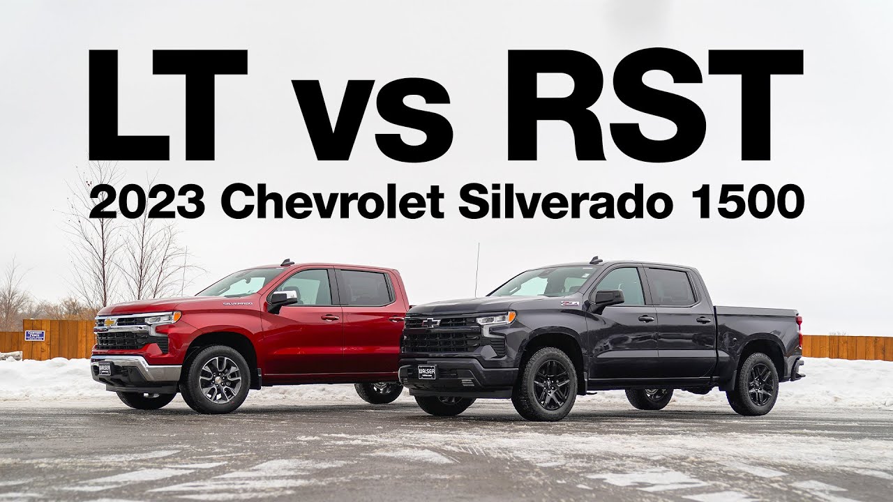 Сравнение моделей Chevrolet Silverado 2023 года | LT и RST