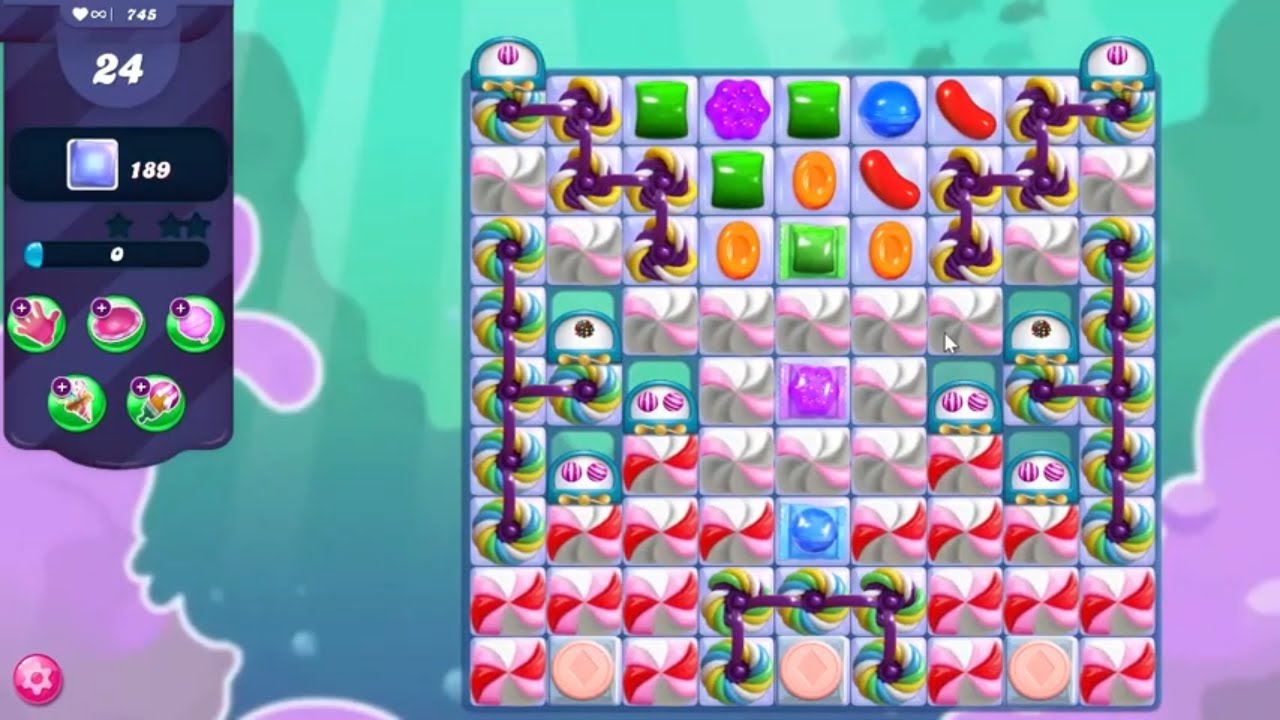 Candy Crush Saga LEVEL 745 NO BOOSTERS (new version)