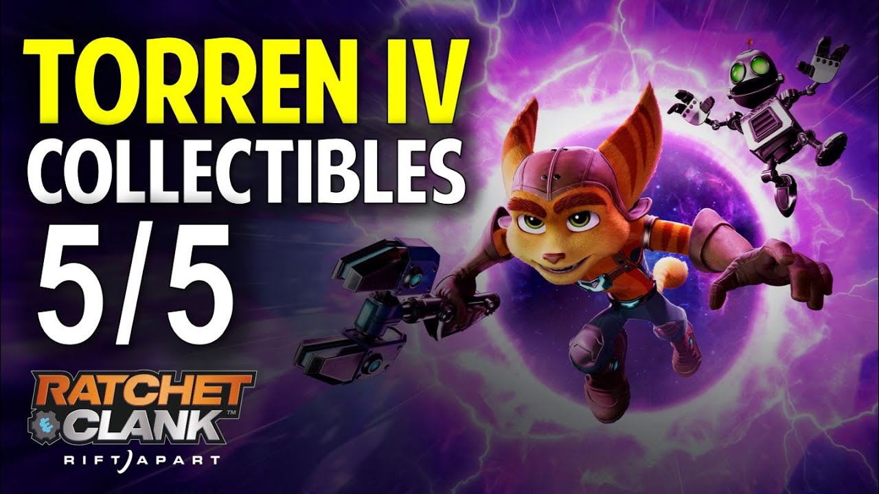 Torren IV: All Collectibles Location Guide | Ratchet & Clank Rift Apart (Gold Bolt, Armour, Spybot)