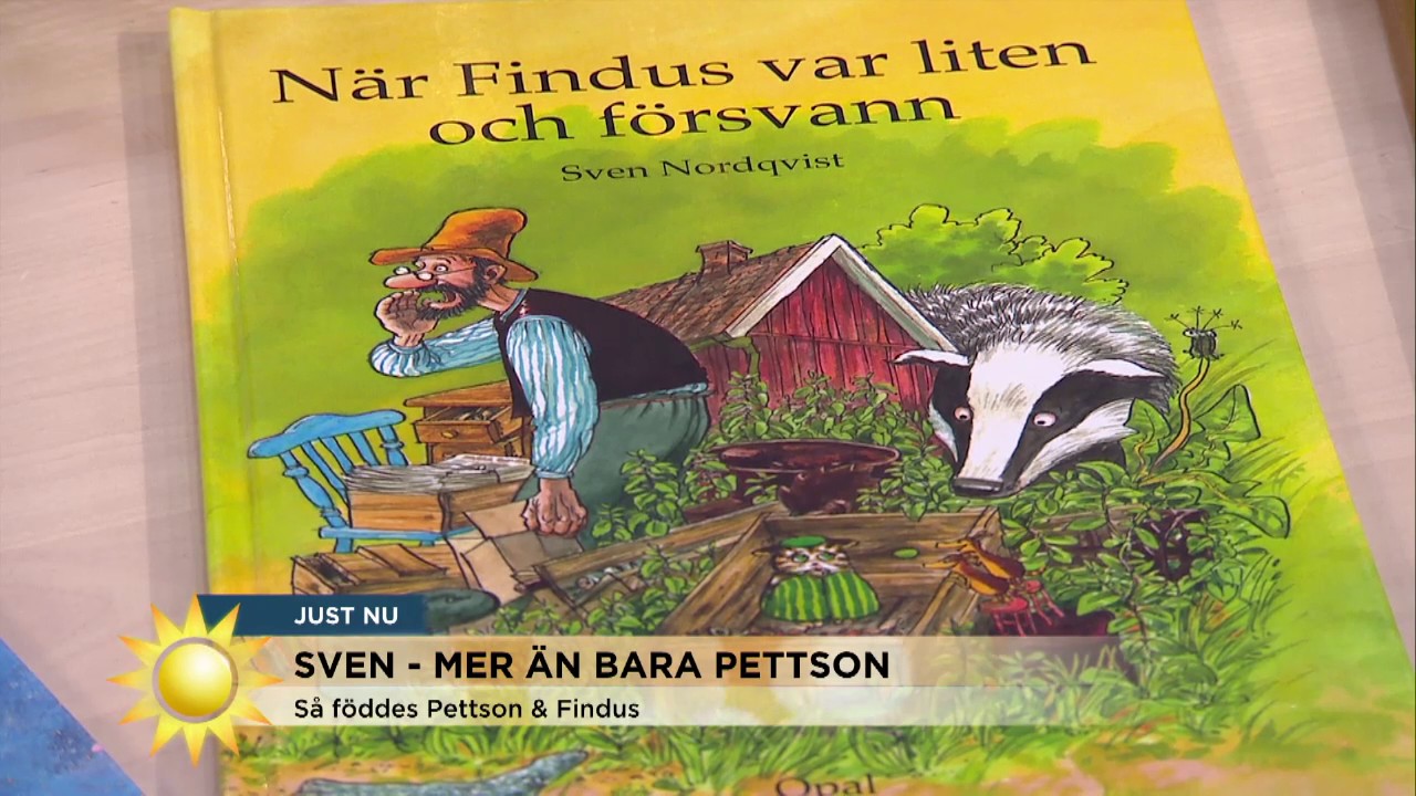 Sven Nordquist: Så föddes Pettson och Findus  - Nyhetsmorgon (TV4)