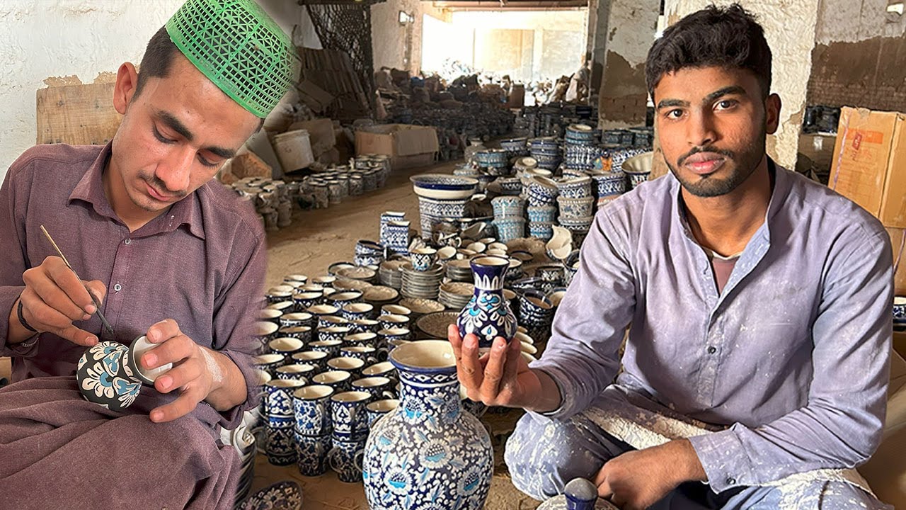 Ceramic Vase Manufacturing Process in a Factory | DIY faux ceramic vases | Crafting Elegance