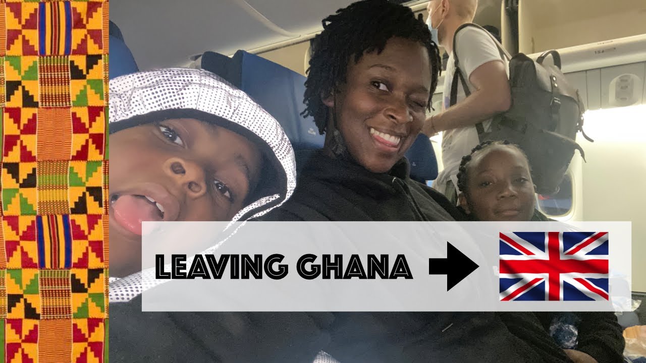 FROM GHANA TO THE UK || Travel Vlog || Moving To Ghana With Kids