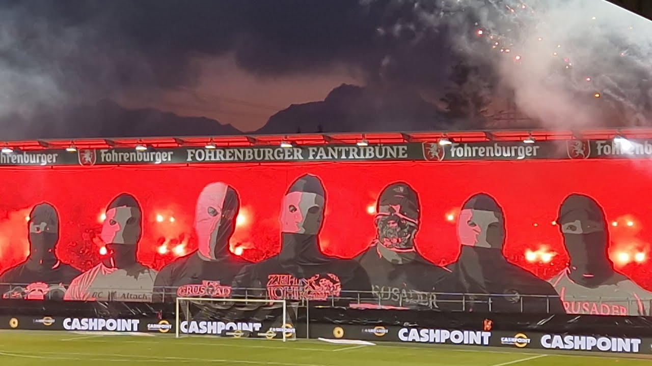 30.11.2024 SCR Altach - Sturm Graz 1:1, Choreo & Pyroshow / Pyrointro