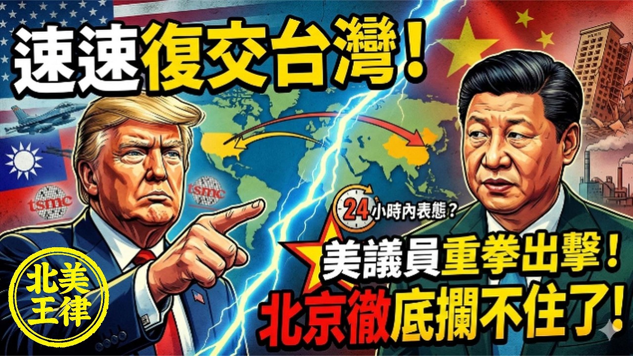 速速復交台灣！美議員重拳出擊，逼宏都拉斯 24 小時內表態？「棄中投台」將引發中南美連鎖效應！北京徹底攔不住了！｜北美王律觀台海第1077期｜Honduras Re-Recognized Taiwan