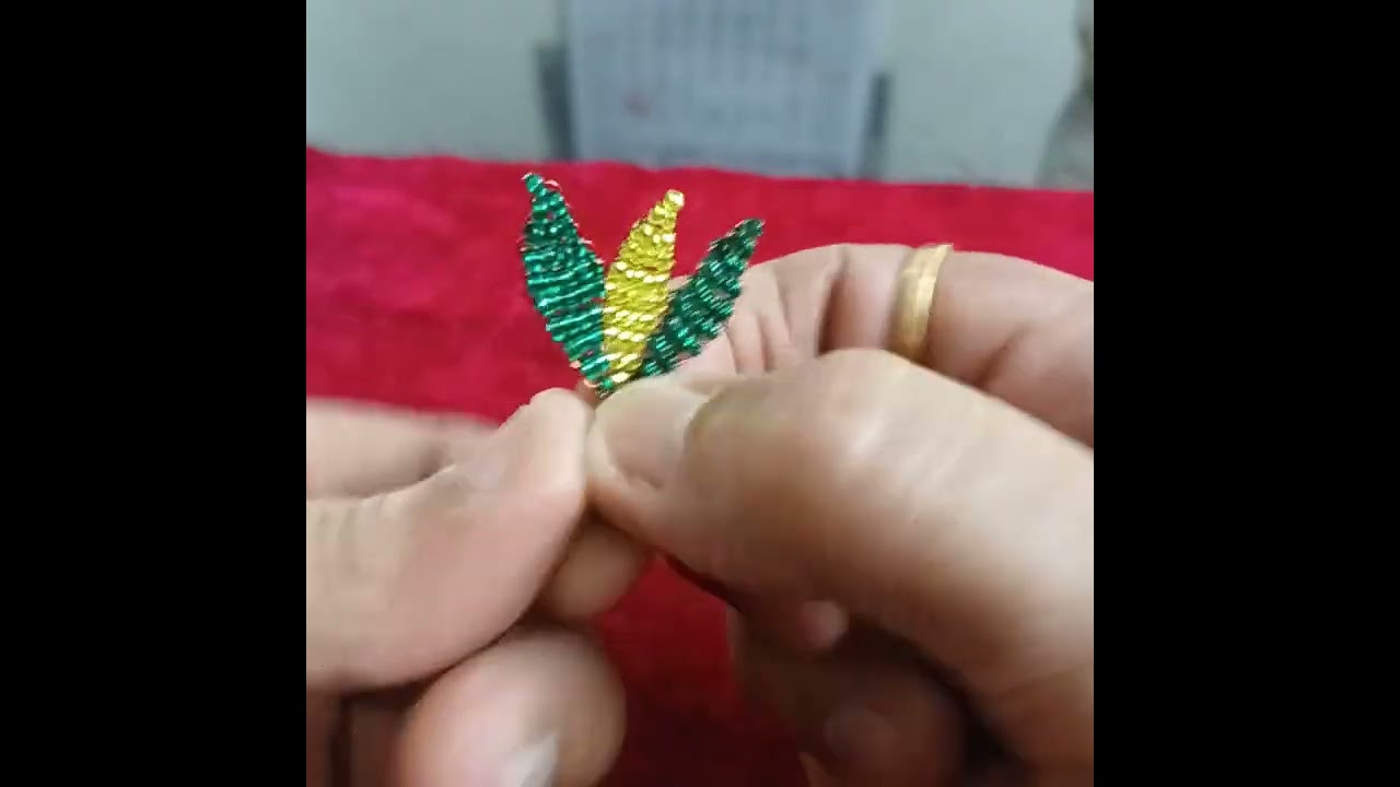 മുത്ത് കൊണ്ടുള്ള ഇല ചെടിക്കൾ