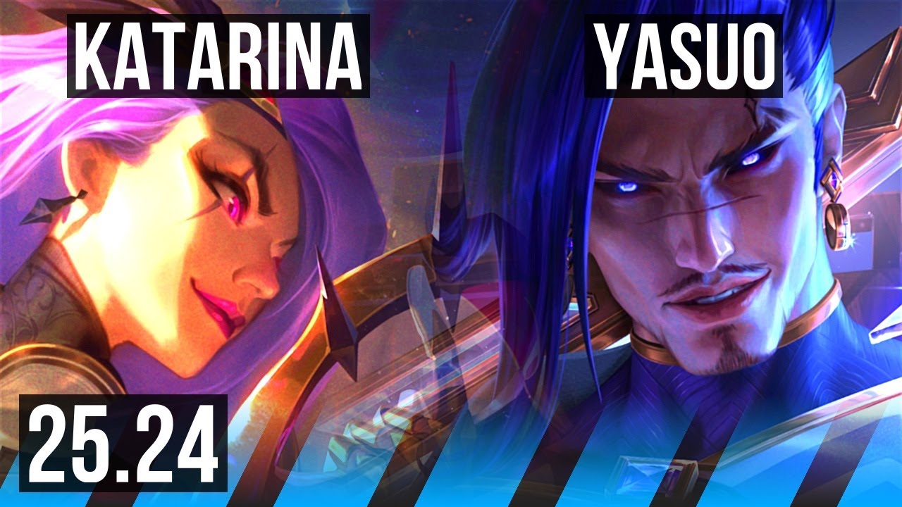 KATARINA vs YASUO (MID) | KR Master | 25.24