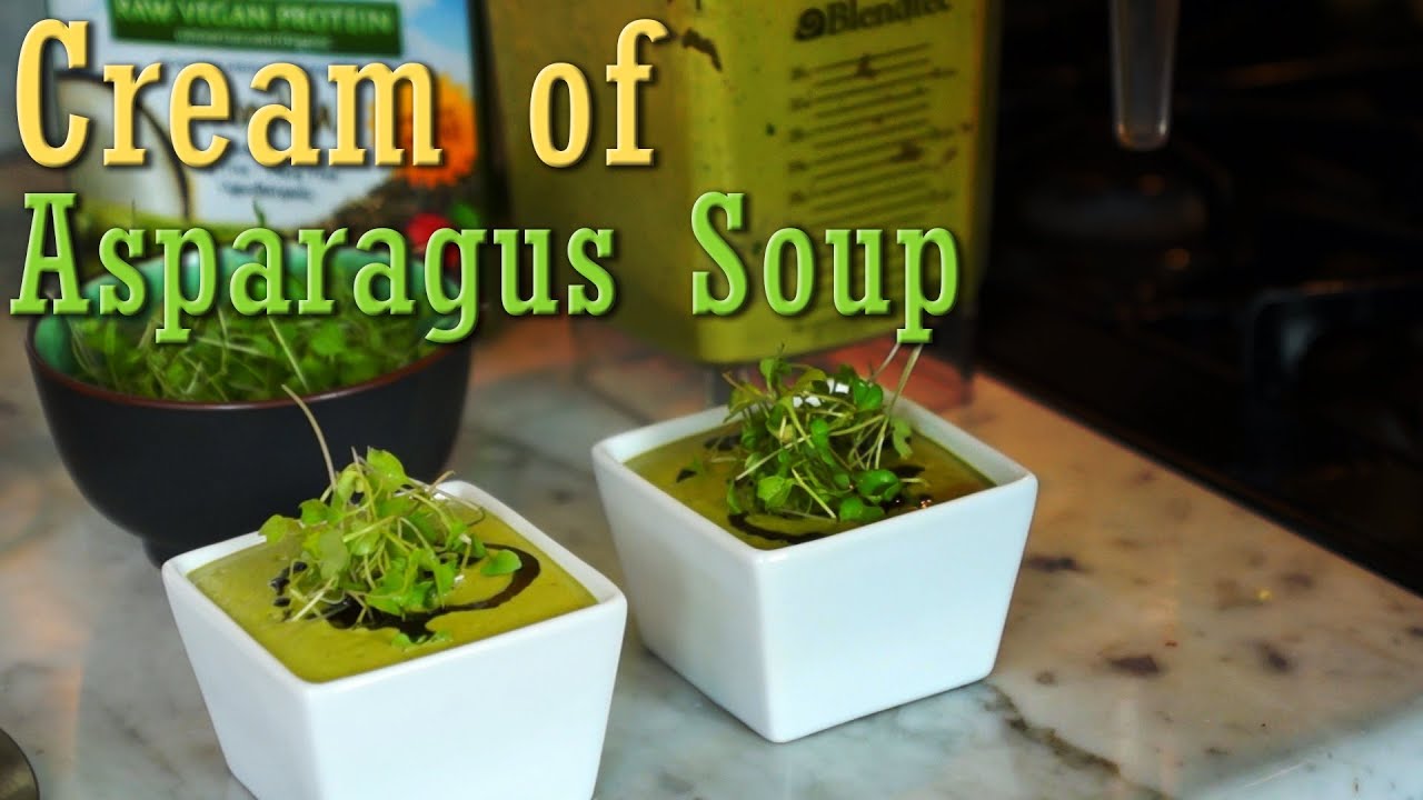 Cream of Asparagus Soup: Easy Organic Vegan Recipe