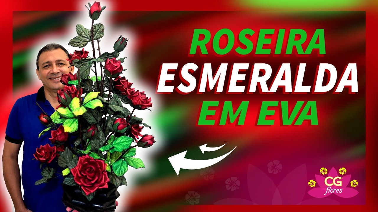 ROSEIRA ESMERALDA (FLOR E BOTÃO) | PASSO A PASSO