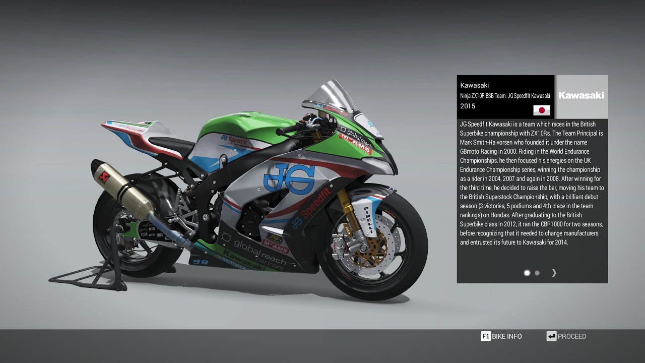 Ride 2 Kawasaki ZX10R BSB JG Speedit Kawasaki 2015 Milano Full Circuit 2026 02 05   02 18 24 04