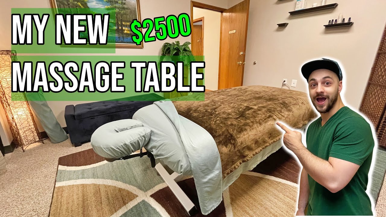 My New $2500 Hydraulic Massage Table!