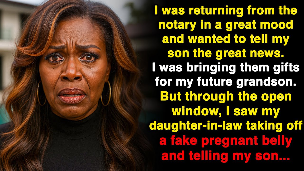 I brought gifts for my future grandchild — and caught my daughter-in-law removing a fake belly and..