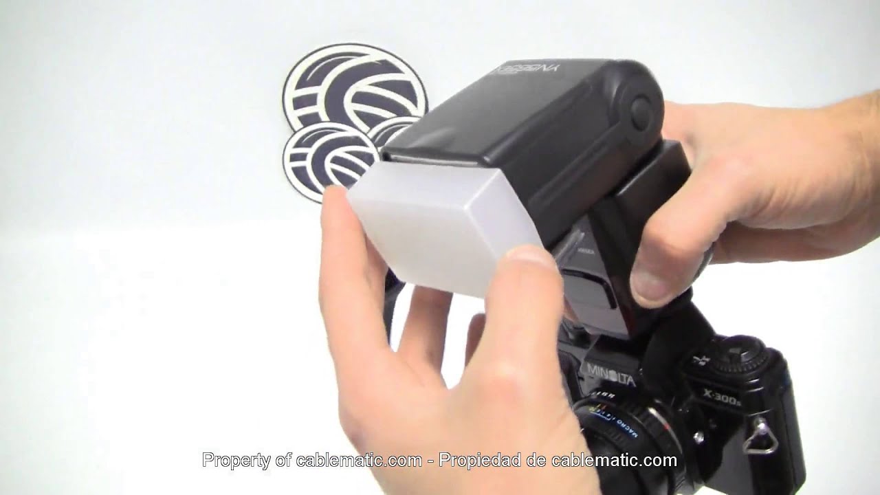 Filtro difusor de flash speedlite distribuido por CABLEMATIC &reg;