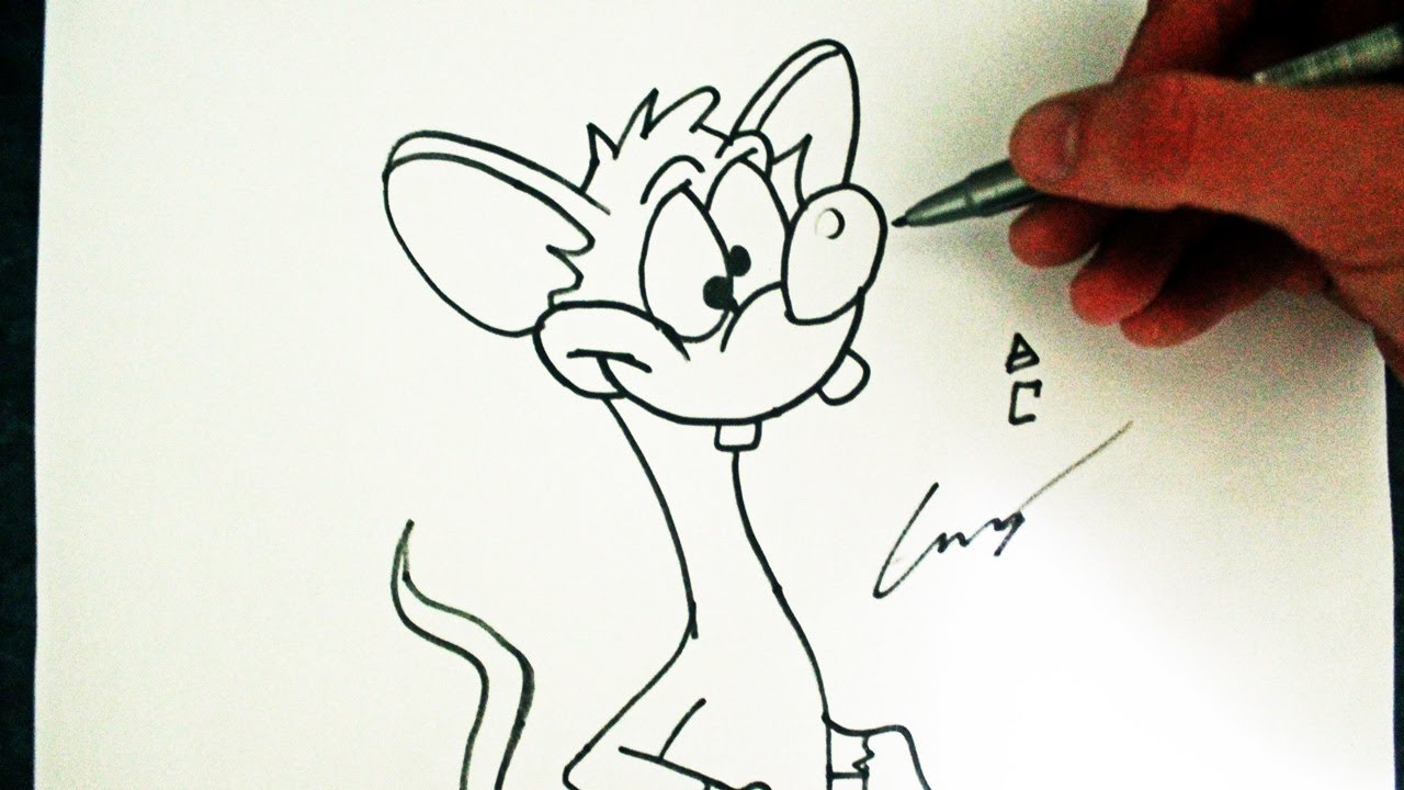 Como Desenhar o Pinky [Pinky e o Cérebro] - (How to Draw The Pinky) - SLAY DESENHOS #352