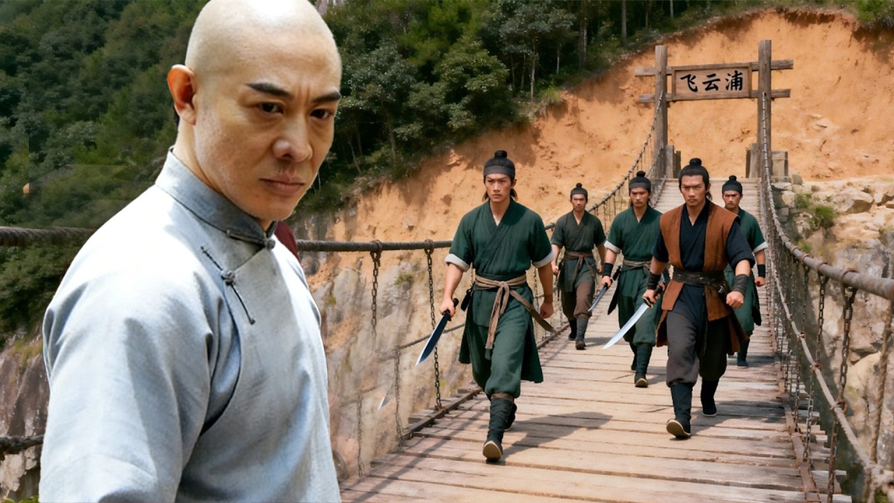 【 Kung Fu Movie】恶霸半路伏擊囚犯，沒想到囚犯是功夫高手，掙脫枷鎖後大殺四方！#李連傑 #太极拳 #动作片 #kungfu #電影 #中国功夫 #甄子丹 #李连杰 #中國電視劇