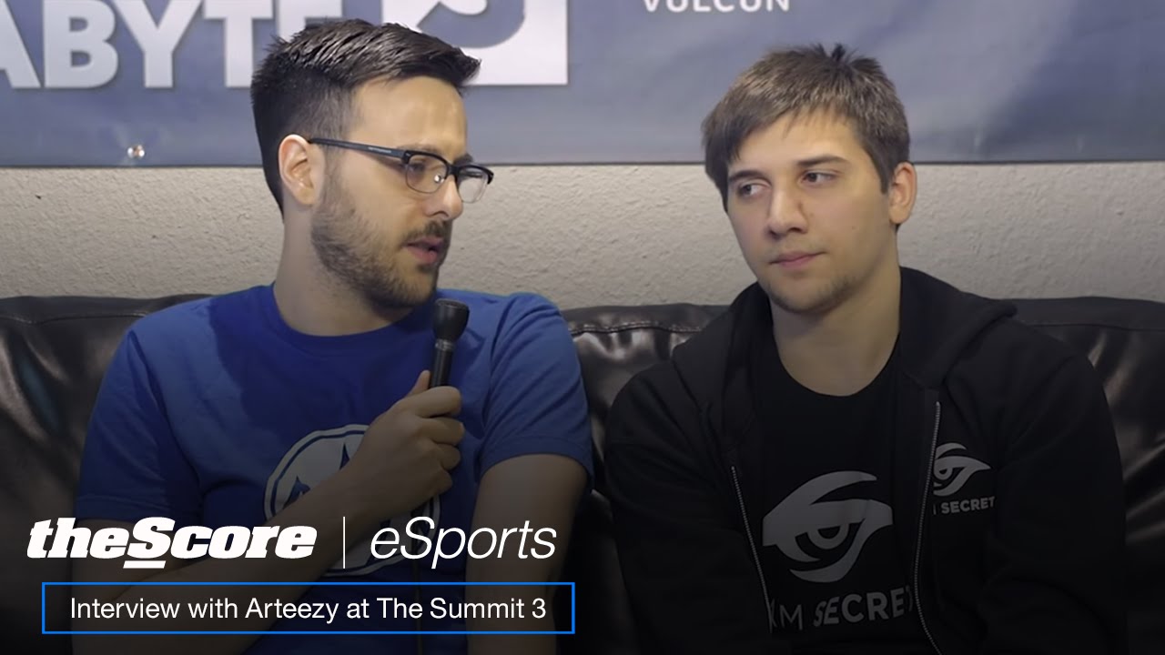 Team Secret's Arteezy at The Summit 3 (Day 2) - theScore eSports