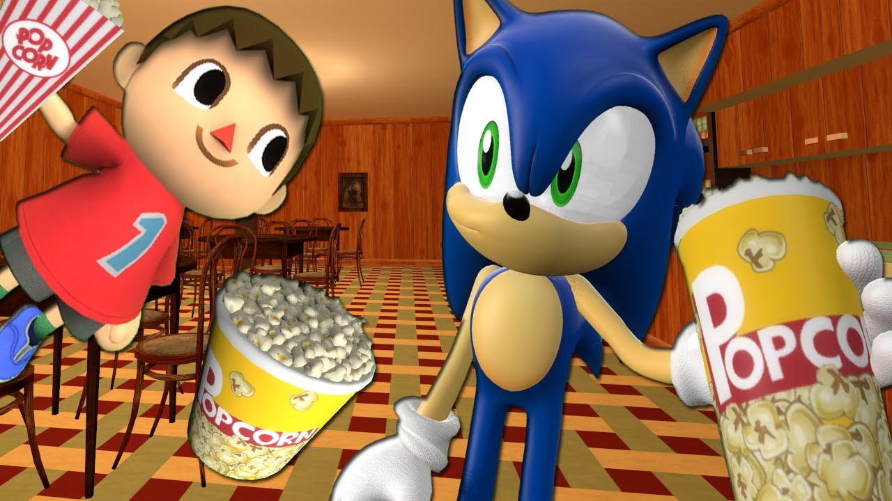 POPCORN BATTLE | [GMOD SONIC/ANIMALCROSSING]