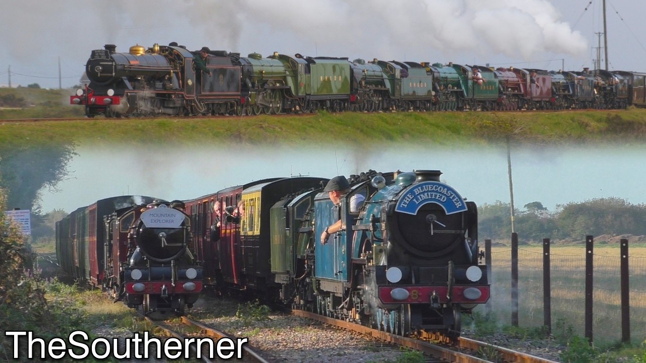Multi-headers, Non-stops, & Parallel runs | Romney, Hythe & Dymchurch Railway 2019-2024