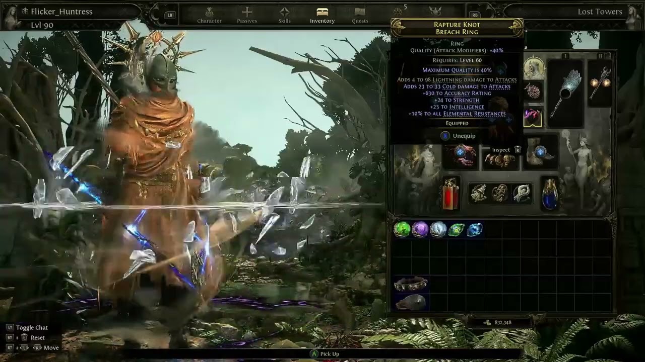Spire of Ire Glacial Lance Huntress (Chaos + Ele)