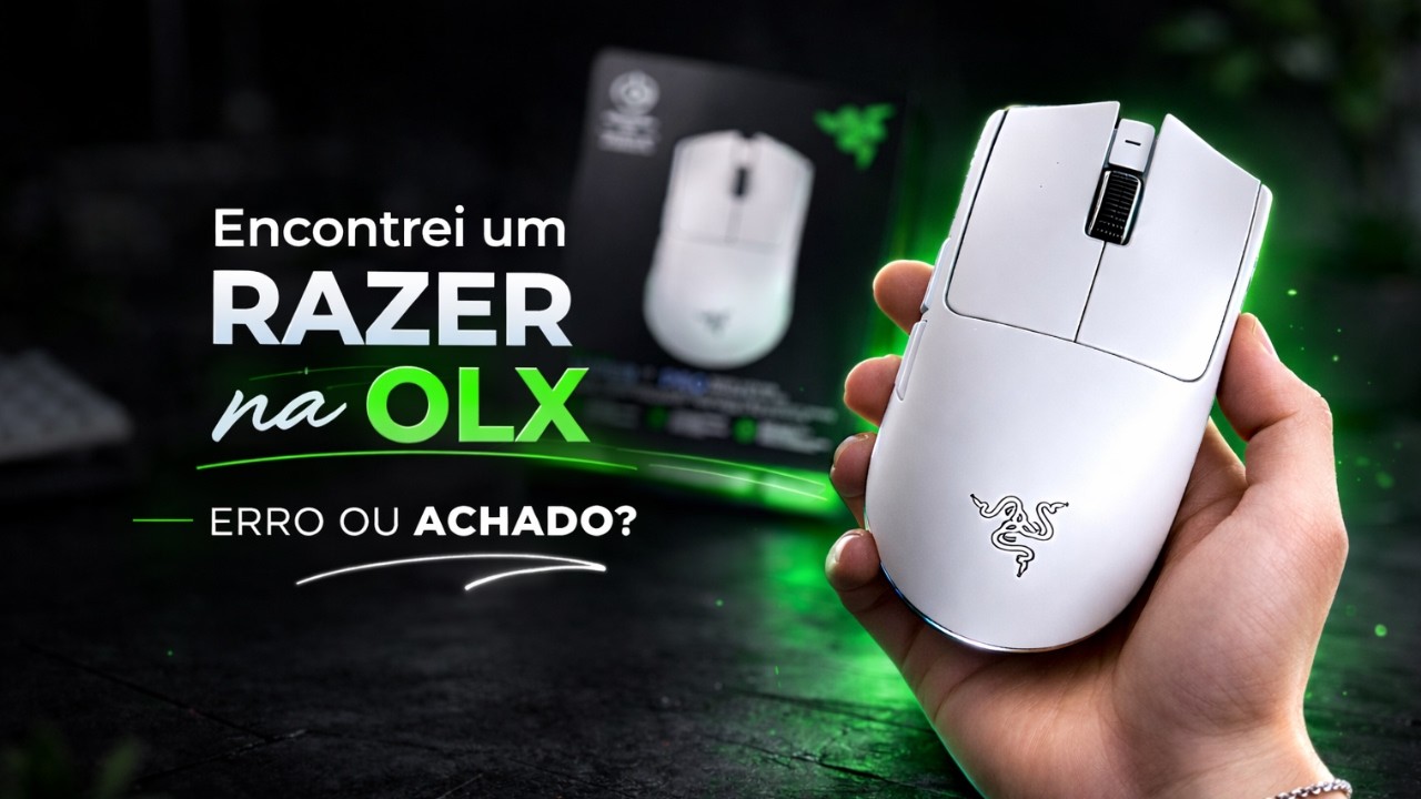 COMPREI um RAZER VIPER V3 PRO USADO na OLX… VALEU A PENA?