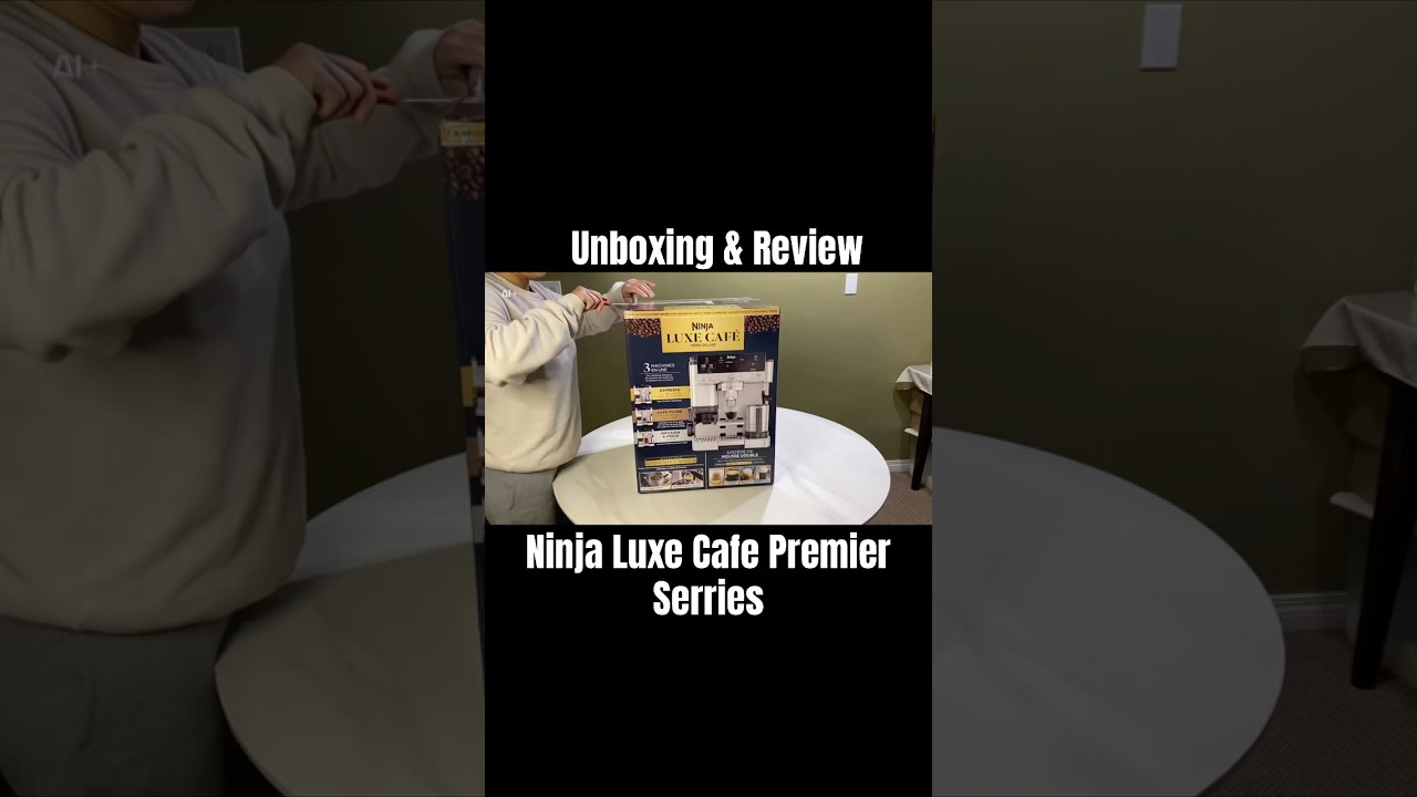 Обзор и распаковка кофеварки Ninja Luxe Cafe Premiere Series 