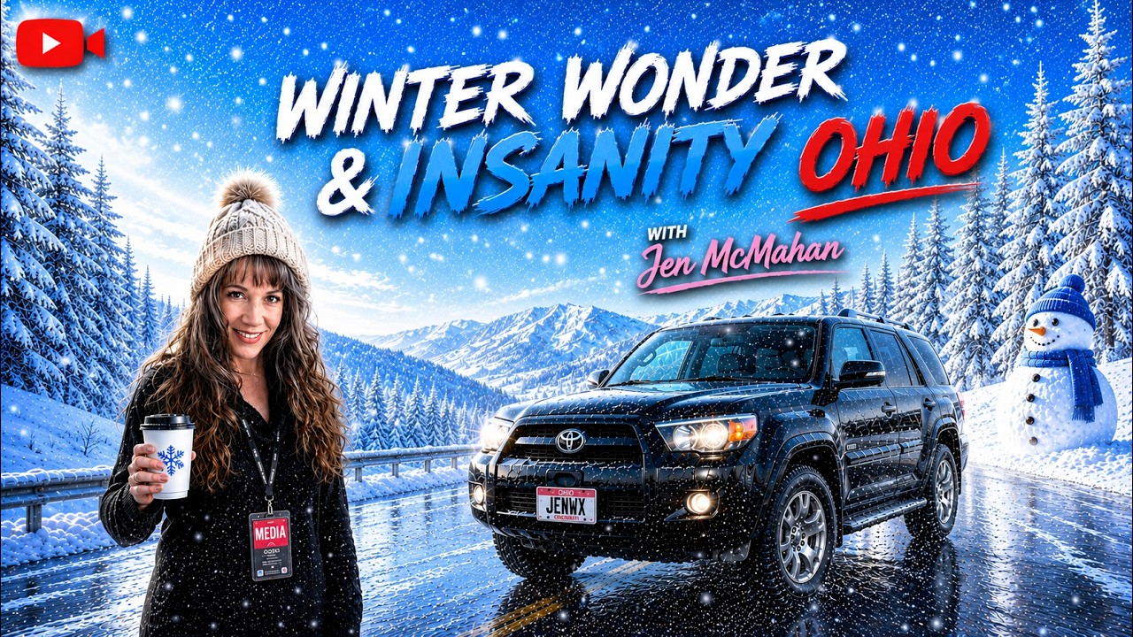 Snow Chasing Live with Jen- Cincinnati, Ohio 1/25/2026 #snowchasing #cincinnati #ohwx