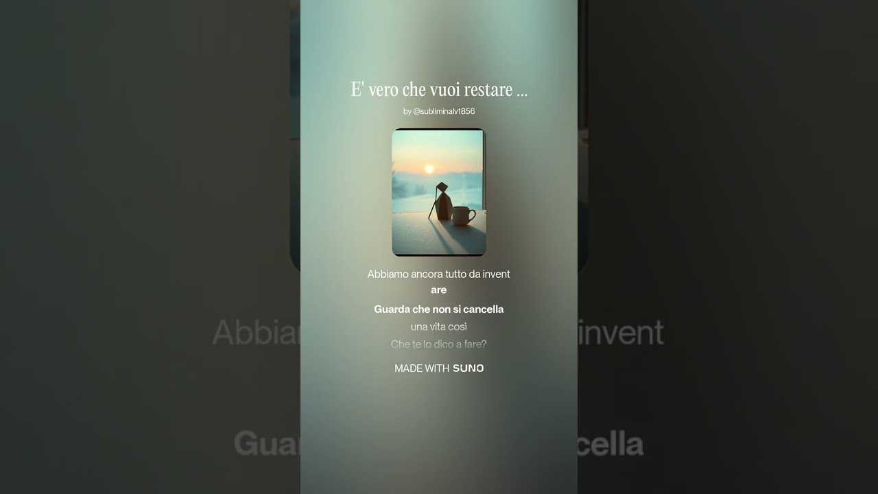 E' vero che vuoi restare -  Alessandra amoroso cover