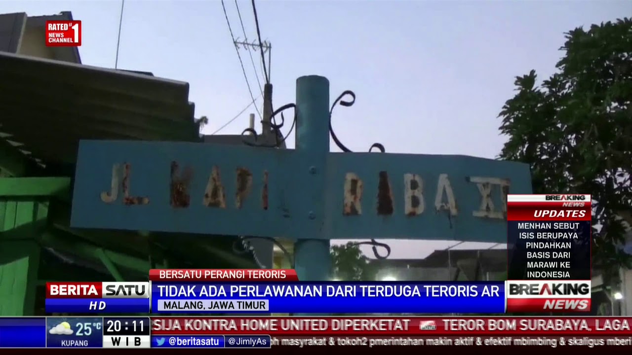 Densus 88 Antiteror Gerebek Rumah Terduga Teroris di Malang