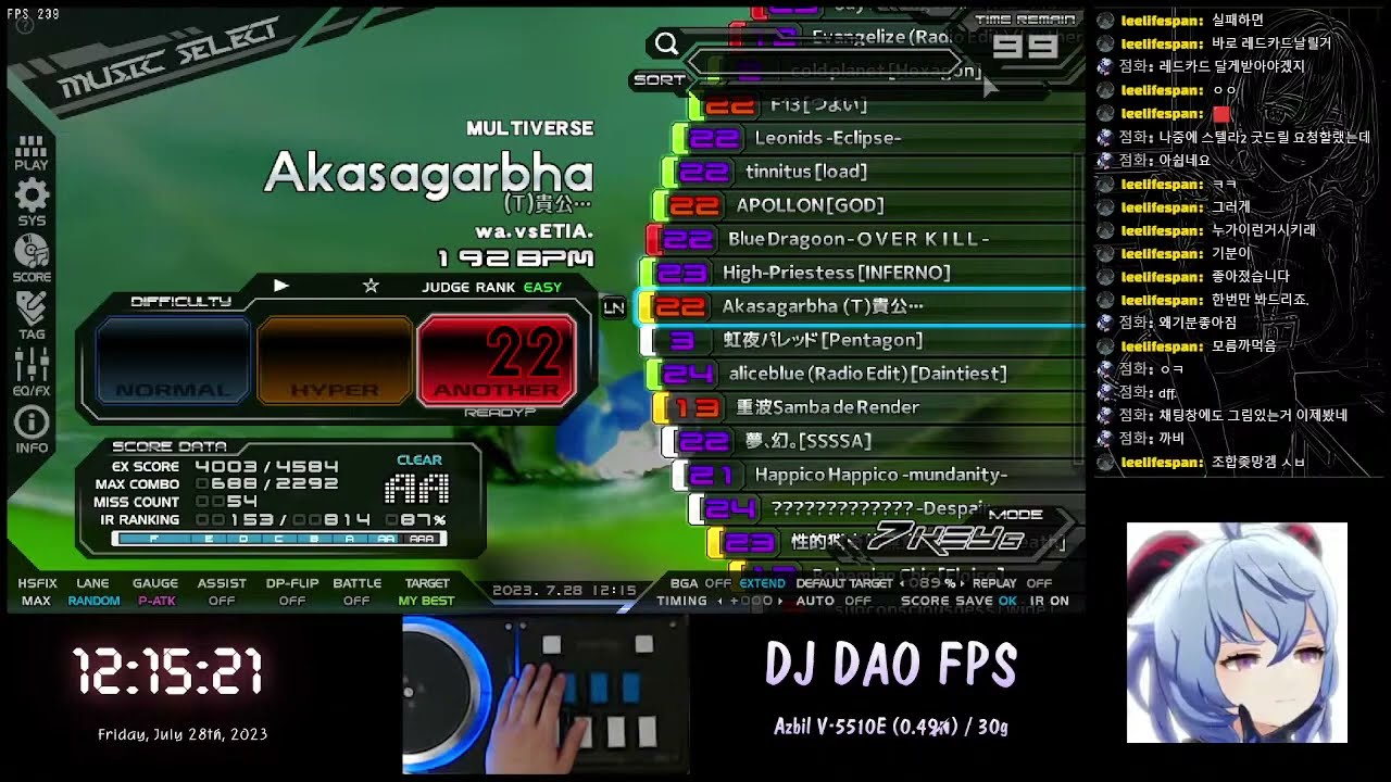 [BMS] st3 Akasagarbha (Ｔ)貴公・・・ HARD CLEAR